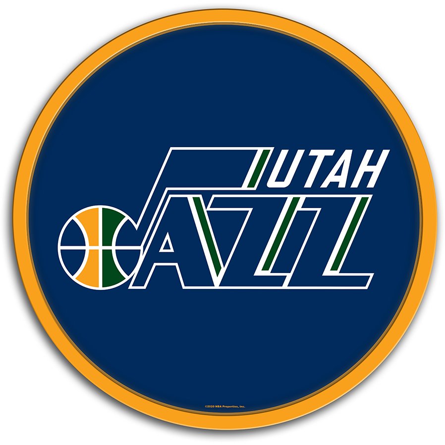Utah Jazz: Modern Disc Wall Sign - The Fan-Brand