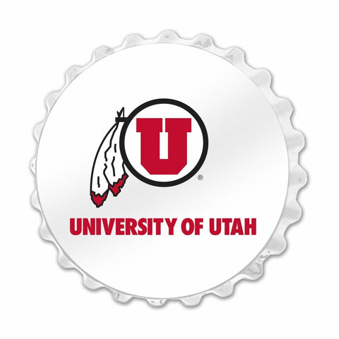 Utah Utes: Bottle Cap Wall Sign - The Fan-Brand