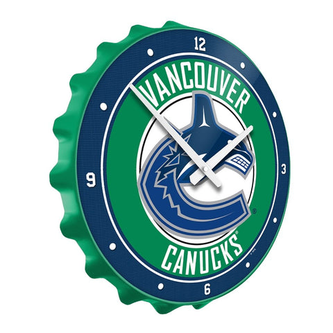 Vancouver Canucks: Bottle Cap Wall Clock - The Fan-Brand
