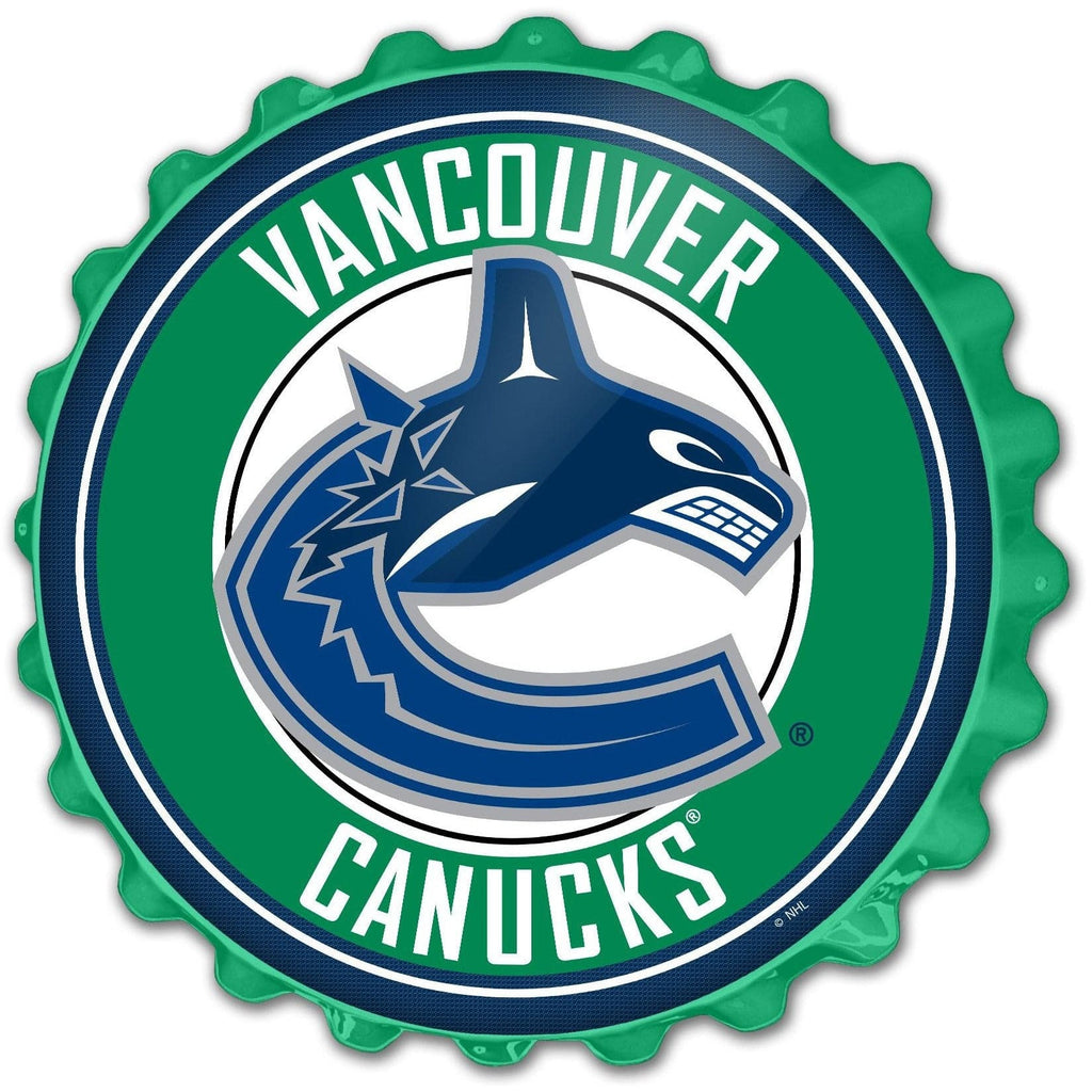Vancouver Canucks: Bottle Cap Wall Sign - The Fan-Brand