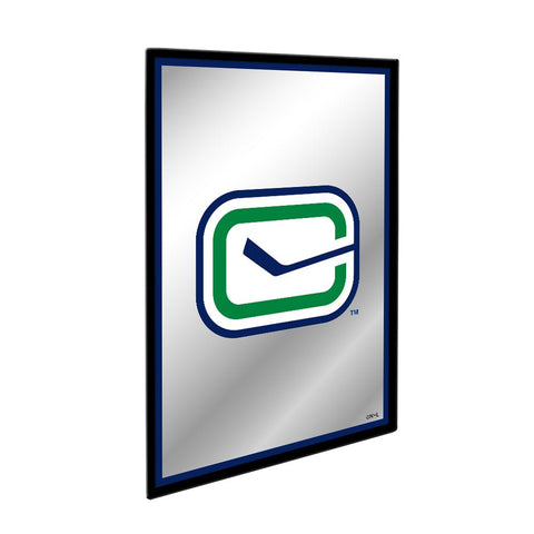Vancouver Canucks: Logo - Framed Mirrored Wall Sign - The Fan-Brand