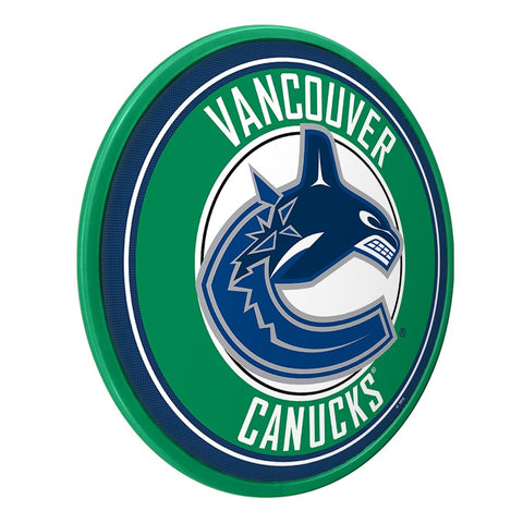 Vancouver Canucks: Modern Disc Wall Sign - The Fan-Brand