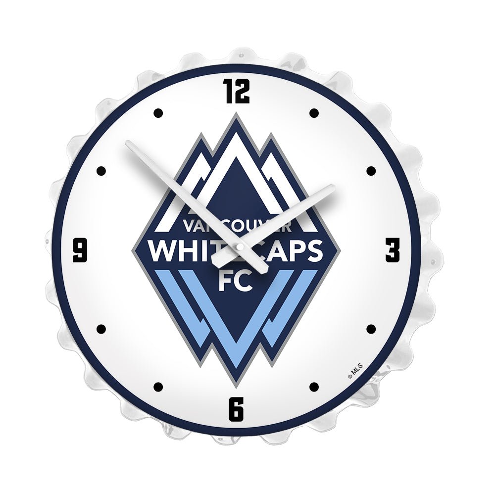 Vancouver Whitecaps FC: Bottle Cap Lighted Wall Clock - The Fan-Brand