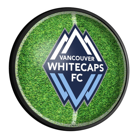 Vancouver Whitecaps FC: Pitch - Round Slimline Lighted Wall Sign - The Fan-Brand