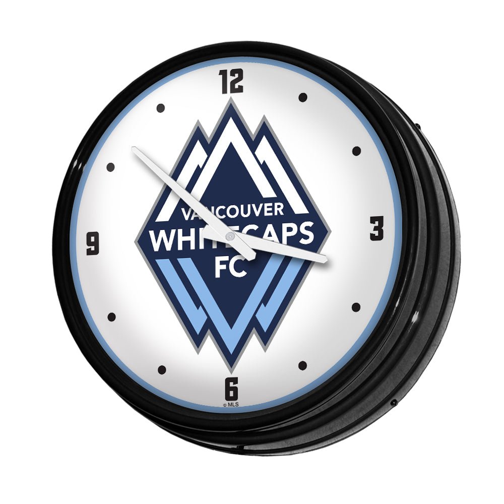 Vancouver Whitecaps FC: Retro Lighted Wall Clock - The Fan-Brand