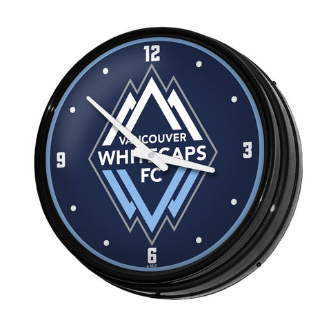 Vancouver Whitecaps FC: Retro Lighted Wall Clock - The Fan-Brand