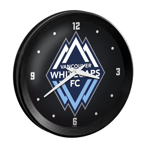 CF Montreal 15 Ribbed Frame Soccer Ball Wall Clock