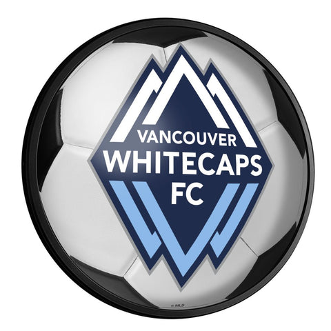 Vancouver Whitecaps FC: Soccer - Round Slimline Lighted Wall Sign - The Fan-Brand