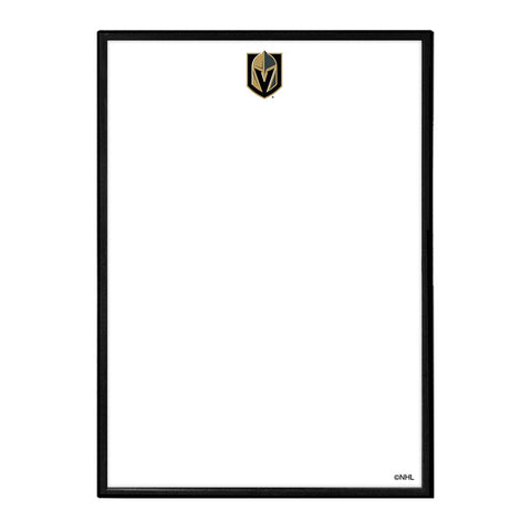 Vegas Golden Knights: Framed Dry Erase Wall Sign - The Fan-Brand