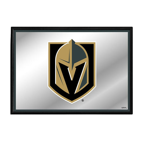 Vegas Golden Knights: Framed Mirrored Wall Sign - The Fan-Brand