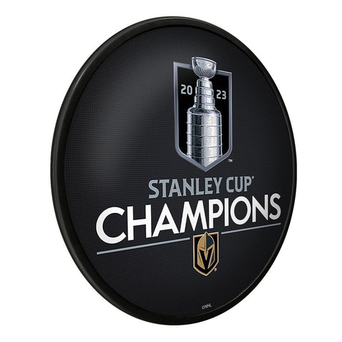 Vegas Golden Knights: Stanley Cup Champions - Modern Disc Wall Sign - The Fan-Brand