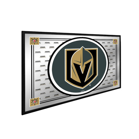 Vegas Golden Knights: Team Spirit - Framed Mirrored Wall Sign - The Fan-Brand