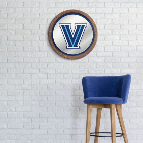 Villanova Cavaliers: Mirrored Barrel Top Mirrored Wall Sign - The Fan-Brand