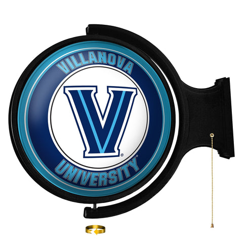 Villanova Wildcats: Original Round Rotating Lighted Wall Sign - The Fan-Brand
