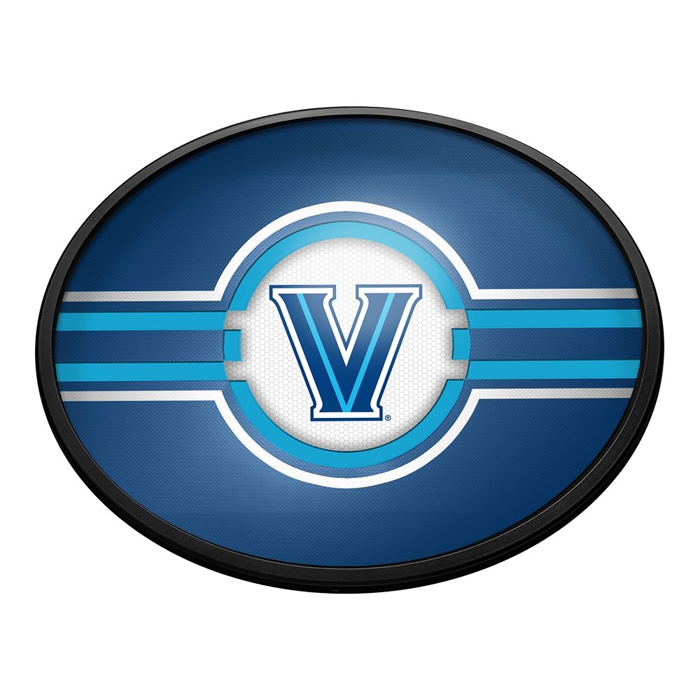 Villanova Wildcats: Oval Slimline Lighted Wall Sign - The Fan-Brand