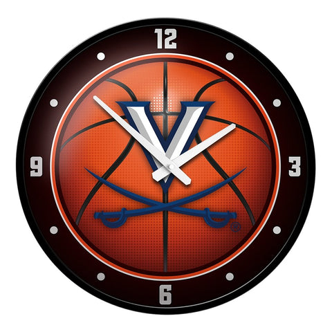 Virginia Cavaliers: Basketball - Modern Disc Wall Clock - The Fan-Brand