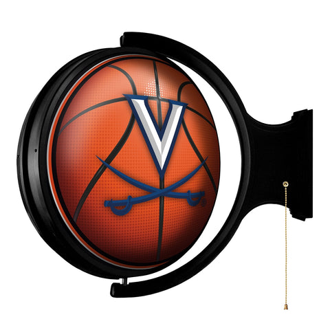 Virginia Cavaliers: Basketball - Original Round Rotating Lighted Wall Sign - The Fan-Brand