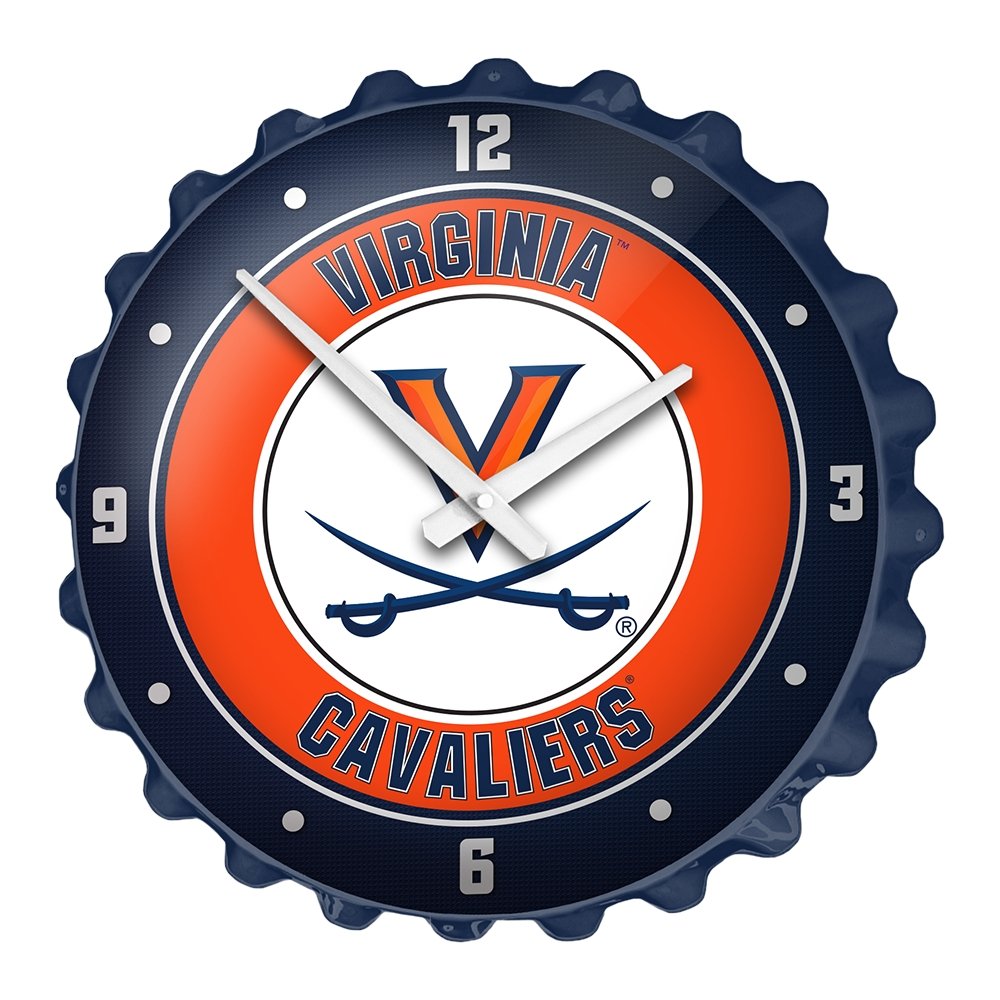Virginia Cavaliers: Bottle Cap Wall Clock - The Fan-Brand