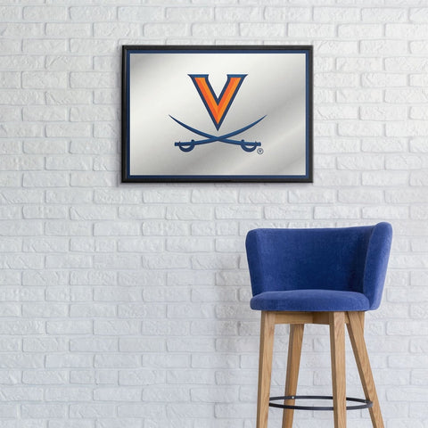 Virginia Cavaliers: Framed Mirrored Wall Sign - The Fan-Brand