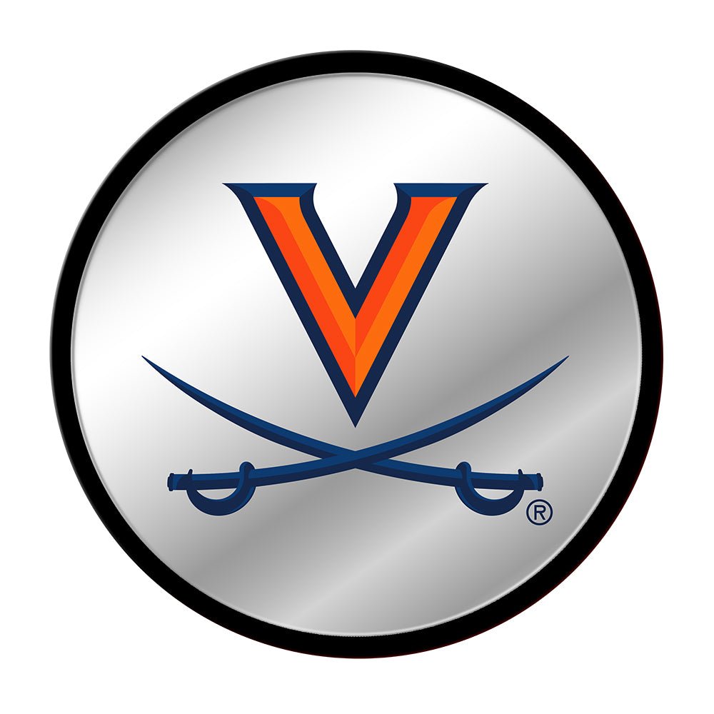 Virginia Cavaliers: Modern Disc Mirrored Wall Sign - The Fan-Brand
