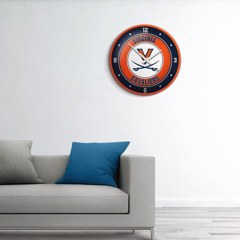 Virginia Cavaliers: Modern Disc Wall Clock - The Fan-Brand