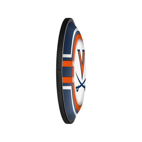 Virginia Cavaliers: Oval Slimline Lighted Wall Sign - The Fan-Brand