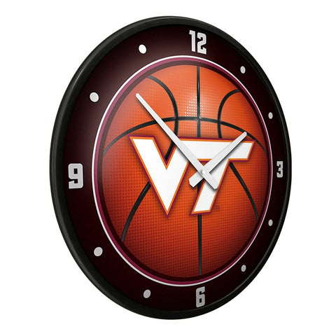 Virginia Tech Hokies: Basketball - Modern Disc Wall Clock - The Fan-Brand