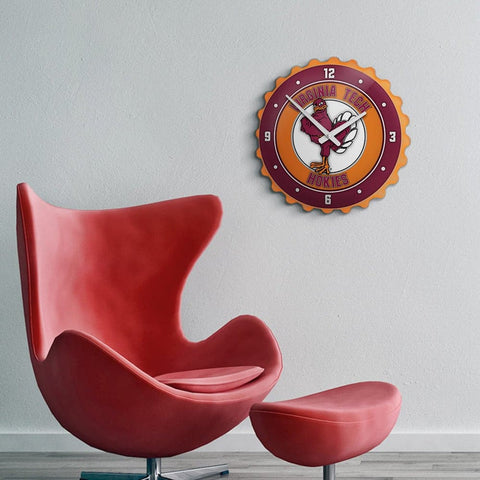 Virginia Tech Hokies: Mascot - Bottle Cap Wall Clock - The Fan-Brand