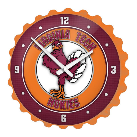 Virginia Tech Hokies: Mascot - Bottle Cap Wall Clock - The Fan-Brand