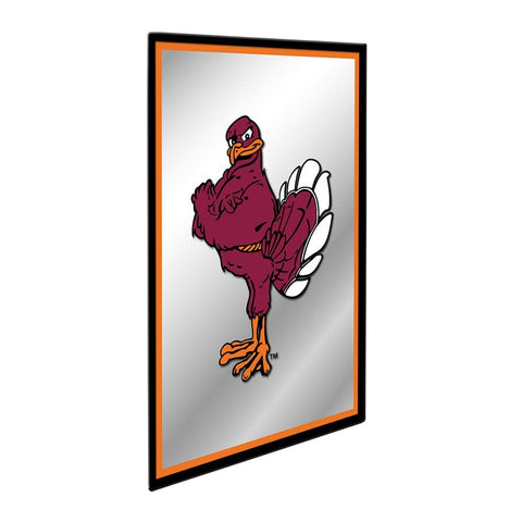 Virginia Tech Hokies: Mascot - Framed Mirrored Wall Sign - The Fan-Brand