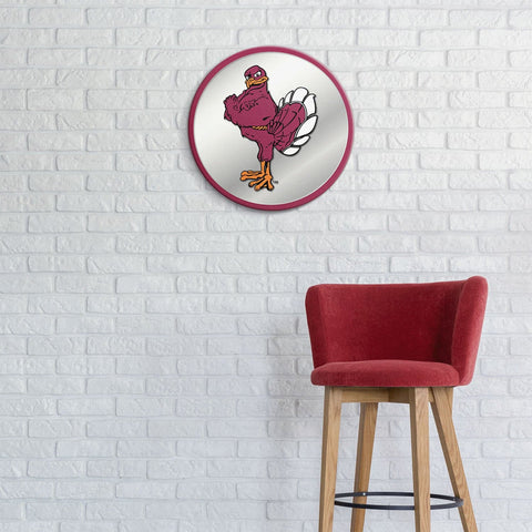 Virginia Tech Hokies: Mascot - Modern Disc Mirrored Wall Sign - The Fan-Brand