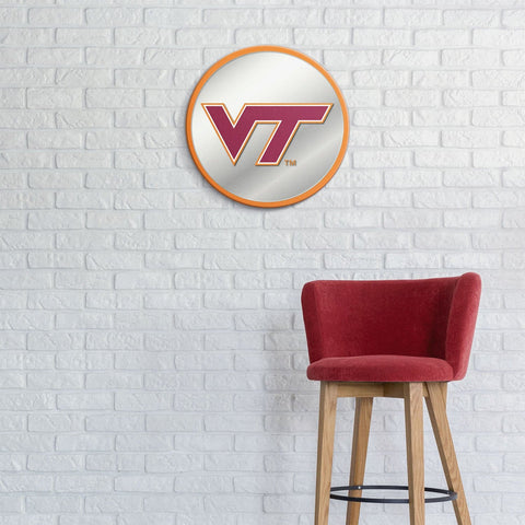 Virginia Tech Hokies: Modern Disc Mirrored Wall Sign - The Fan-Brand