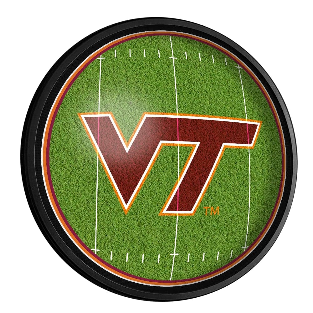 Virginia Tech Hokies: On the 50 - Slimline Lighted Wall Sign - The Fan-Brand