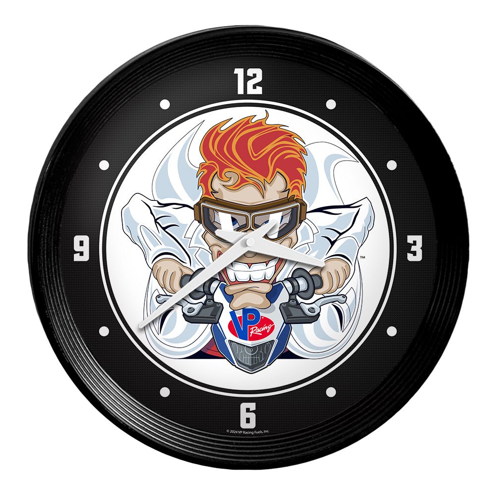 VP Racing Fuels: Mad Scientist - Ribbed Frame Wall Clock - The Fan-Brand