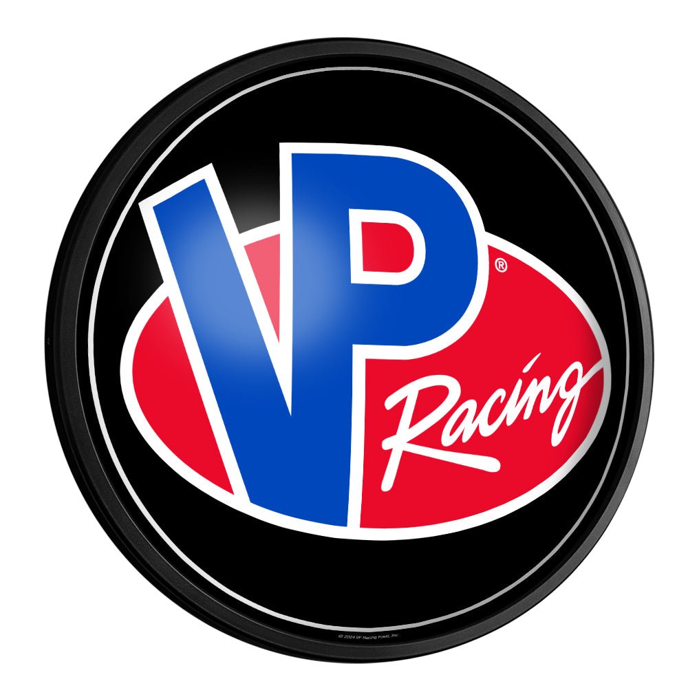 VP Racing Fuels: Round Slimline Lighted Wall Sign - The Fan-Brand