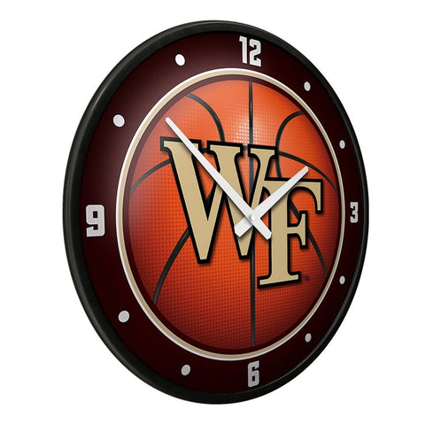 Wake Forest Demon Deacons: Basketball - Modern Disc Wall Clock - The Fan-Brand