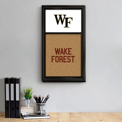 Wake Forest Demon Deacons: Dual Logo - Cork Note Board - The Fan-Brand