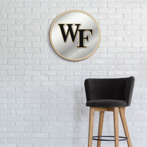 Wake Forest Demon Deacons: Modern Disc Mirrored Wall Sign - The Fan-Brand