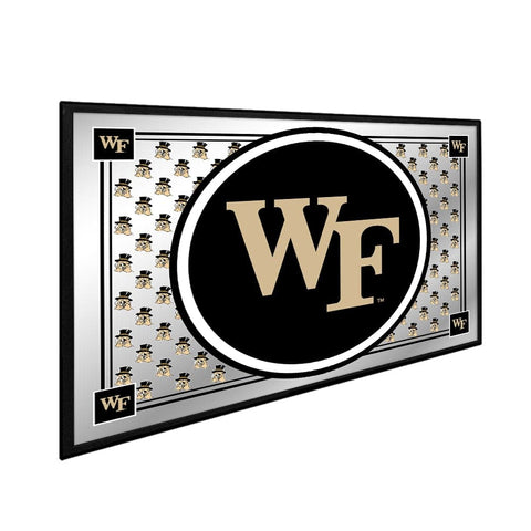 Wake Forest Demon Deacons: Team Spirit - Framed Mirrored Wall Sign - The Fan-Brand