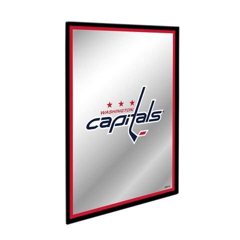 Washington Capitals: Logo - Framed Mirrored Wall Sign - The Fan-Brand