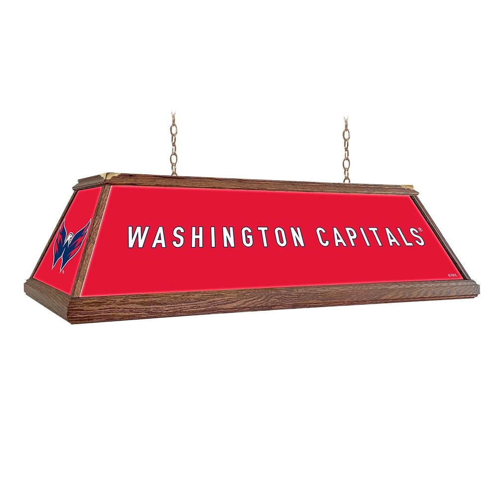 Washington Capitals: Premium Wood Pool Table Light - The Fan-Brand