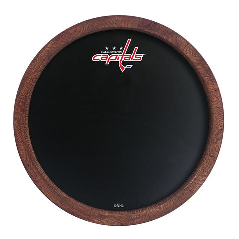 Washington Capitals: Secondary Logo - Barrel Top Chalkboard Sign - The Fan-Brand