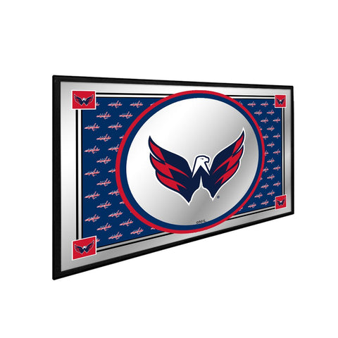 Washington Capitals: Team Spirit - Framed Mirrored Wall Sign - The Fan-Brand