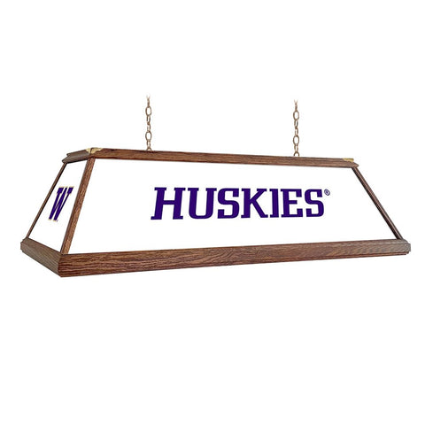 Washington Huskies: Huskies - Premium Wood Pool Table Light - The Fan-Brand