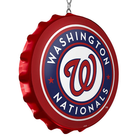 Washington Nationals: Double-Sided Bottle Cap Dangler - The Fan-Brand