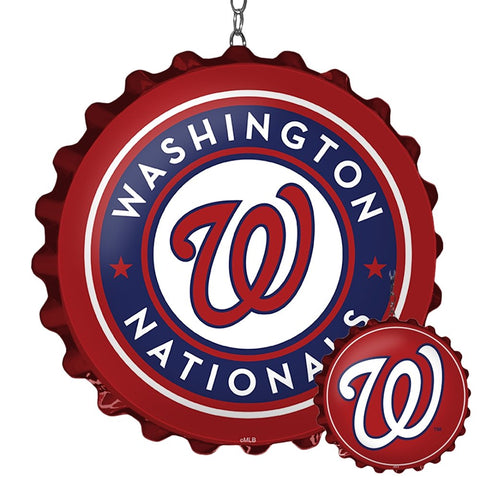 Washington Nationals: Double-Sided Bottle Cap Dangler - The Fan-Brand