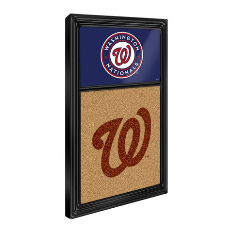 Washington Nationals: Dual Logo - Cork Note Board - The Fan-Brand