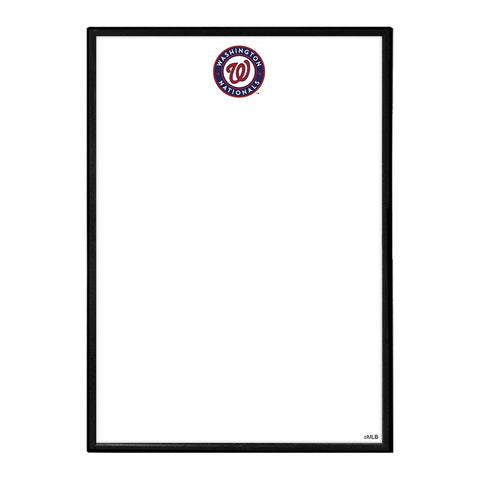 Washington Nationals: Framed Dry Erase Wall Sign - The Fan-Brand
