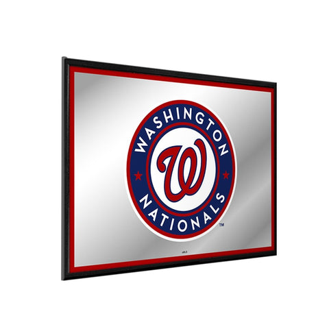Washington Nationals: Framed Mirrored Wall Sign - The Fan-Brand