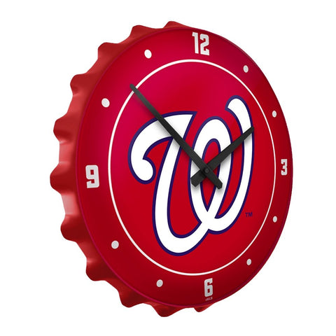 Washington Nationals: Logo - Bottle Cap Wall Clock - The Fan-Brand